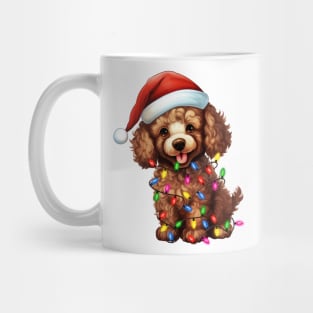 Christmas Poodle Mug